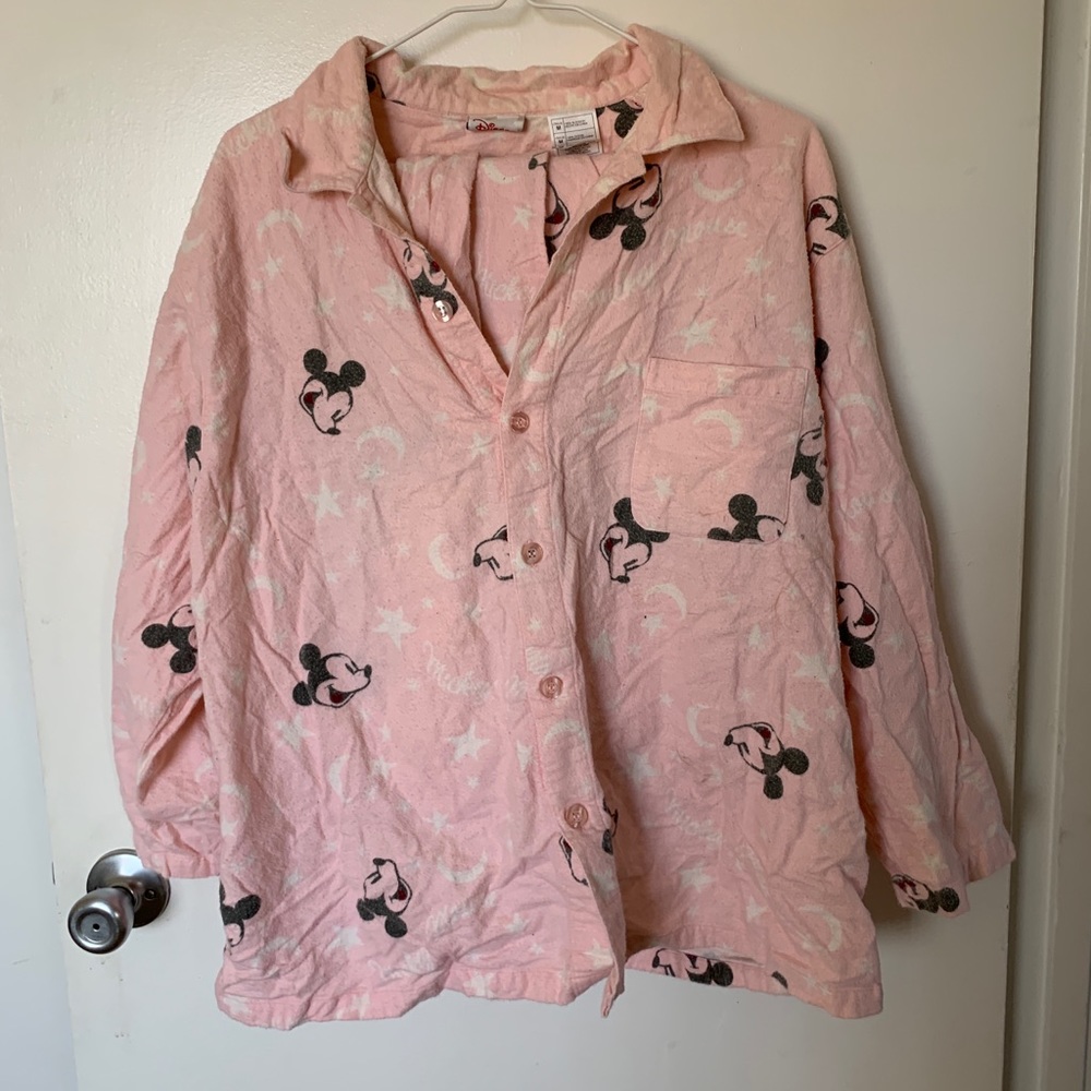 Pink Disney Mickey Mouse Pajama Set